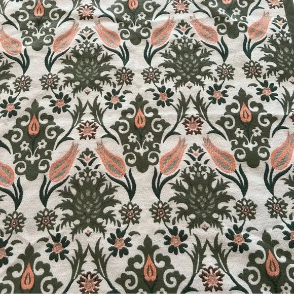 Beautiful Floral Scarf - Cream, Green and Pink NWOT - Picture 7 of 7